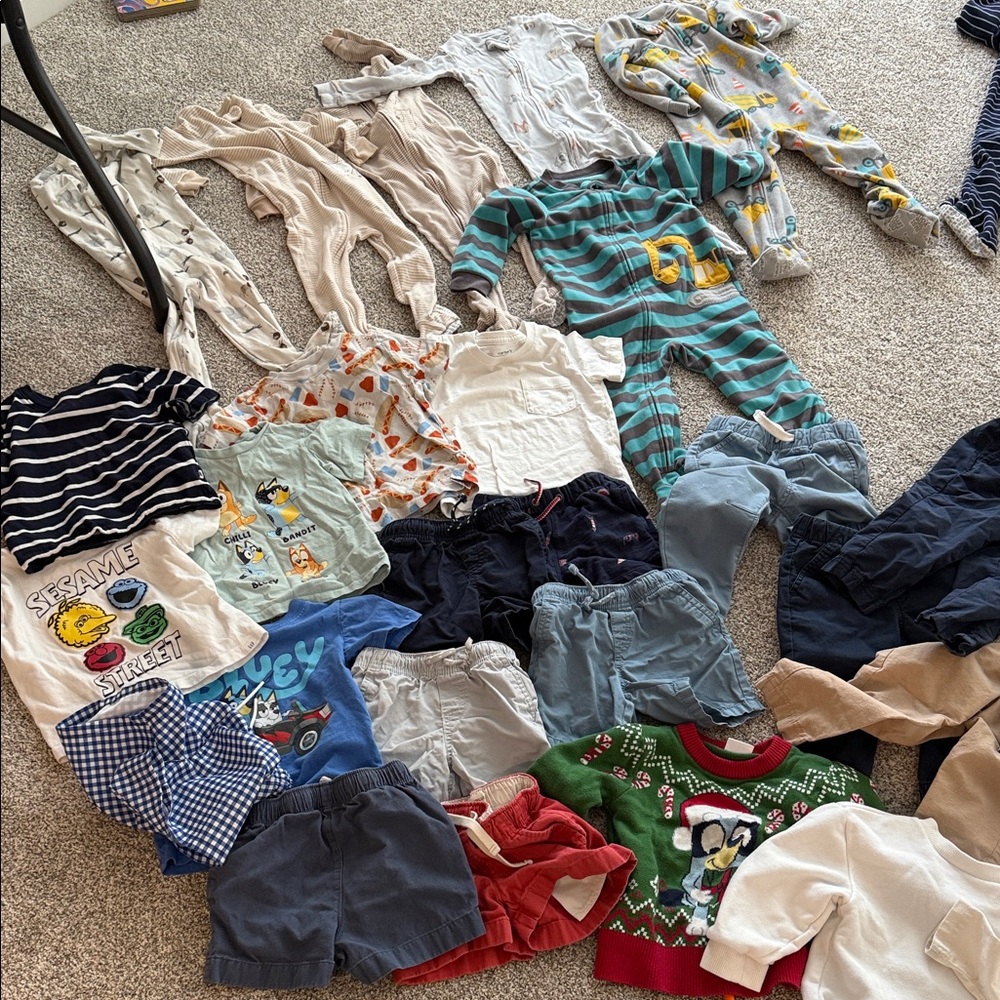 Assorted Baby Clothing Bundle (36+ items)